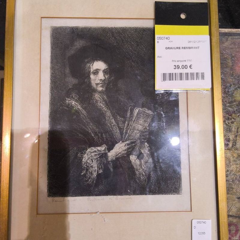GRAVURE REMBRANT