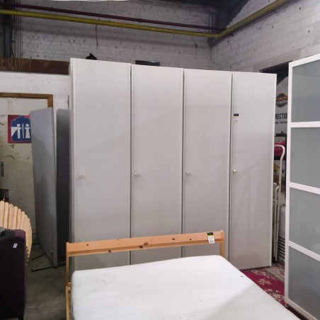 GARDE ROBES 4 PORTES BLANCHE