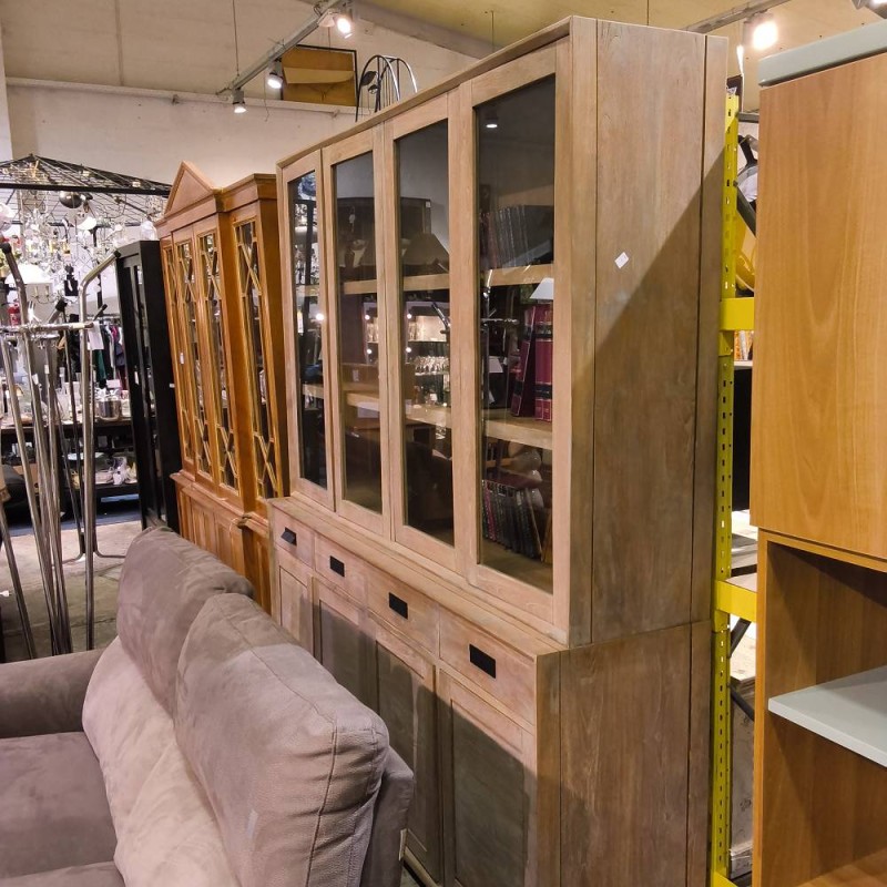 DOUBLE CORPS VITRINE CERUSÉ