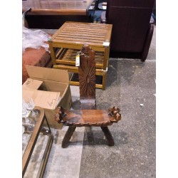 CHAISE TRIPODE RUSTIQUE