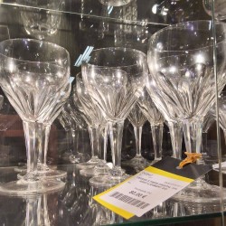 VERRES À PIEDS CRISTAL VAL SAINT LAMBERT GM 