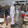 STATUE FEMME ET ENFANT