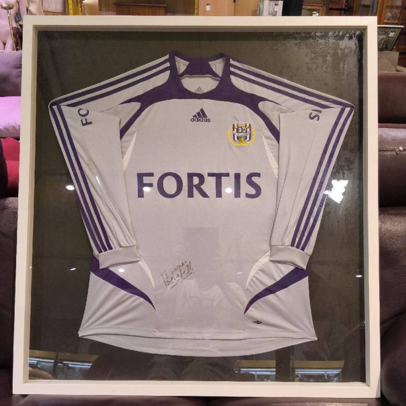 CADRE MAILLOT RSCA ANDERLECHT 2007 DEDICACE