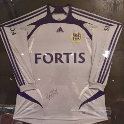 CADRE MAILLOT RSCA ANDERLECHT 2007 DEDICACE