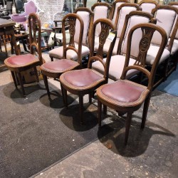 LOT DE 4 CHAISES RETRO