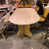 TABLE OVALE  TRAVERTIN