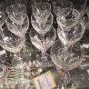 VERRES À PIEDS CRISTAL VAL SAINT LAMBERT GM 