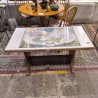 TABLE DE SALON ANNÉES 50/60 DECOR PLANISPHERE