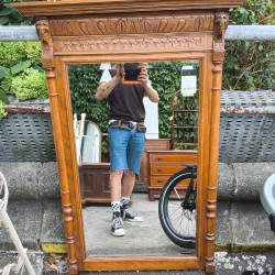 MIROIR TETE DE LION 