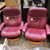 FAUTEUIL STRESSLESS CUIR MARRON