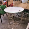 TABLE D APPOINT RONDE EN VERRE