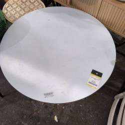 TABLE D APPOINT RONDE EN VERRE