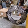 MIROIR ROND EN BOIS