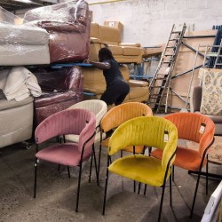 FAUTEUIL MODERNE TISSU ( DIVERS COLORIS)